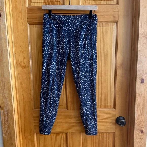 SWEATY BETTY | Blue Marble Power 7/8 Leggings - Picture 1 of 3